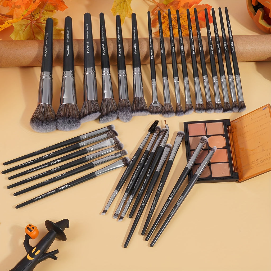 Ensemble complet de 30 pinceaux de maquillage professionnels, poils doux, pinceau à fard à joues synthétique de qualité supérieure, etc.