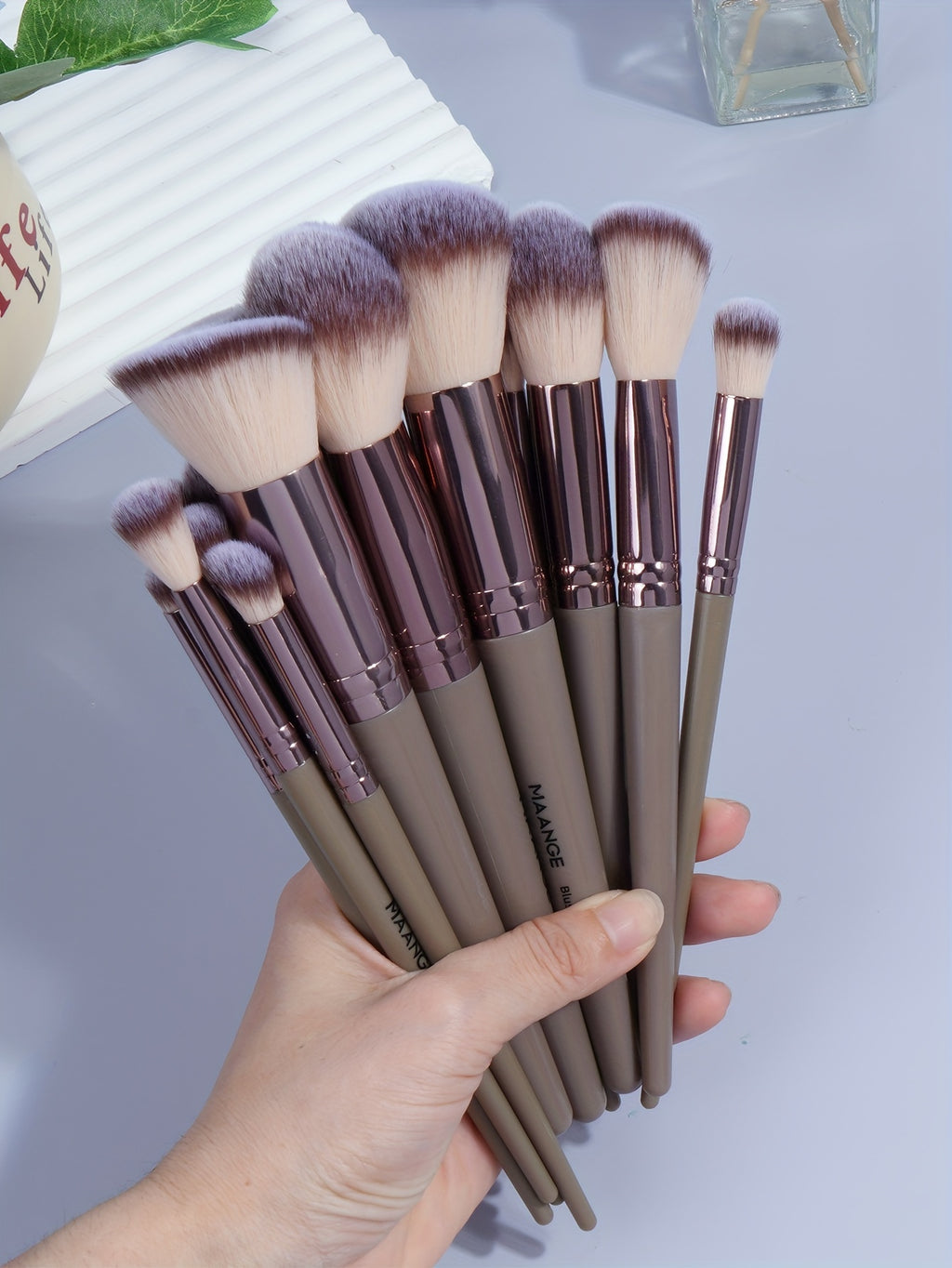 Ensemble complet de 30 pinceaux de maquillage professionnels, poils doux, pinceau à fard à joues synthétique de qualité supérieure, etc.