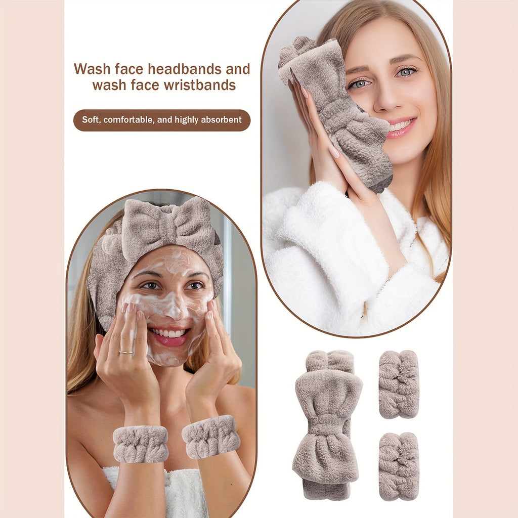 Ensemble de 55 pinceaux de maquillage pour le visage et les yeux avec sac de toilette, 30 brosses, arceaux à cheveux, bracelets, 5 grandes et 5 mini éponges de beauté, 5 ventilateurs et 5 bouffées de pouce, et un bol de nettoyage au pinceau de maquillage