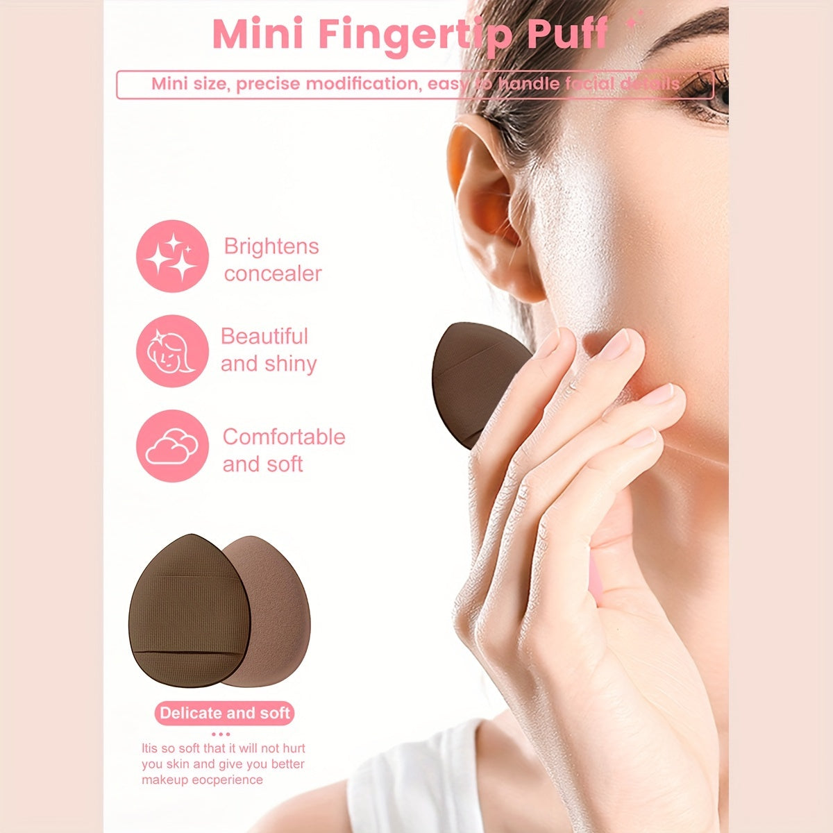 Ensemble de 55 pinceaux de maquillage pour le visage et les yeux avec sac de toilette, 30 brosses, arceaux à cheveux, bracelets, 5 grandes et 5 mini éponges de beauté, 5 ventilateurs et 5 bouffées de pouce, et un bol de nettoyage au pinceau de maquillage