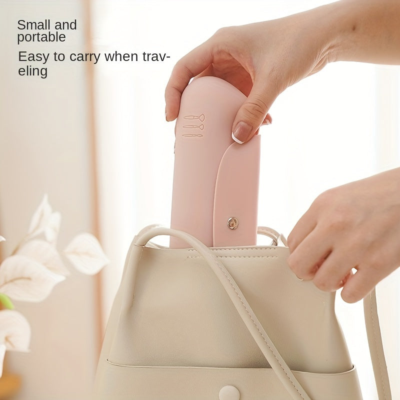 Sac organisateur de cosmétiques en silicone, étui de transport pour pinceaux de maquillage anti-poussière, conteneur de rangement portable