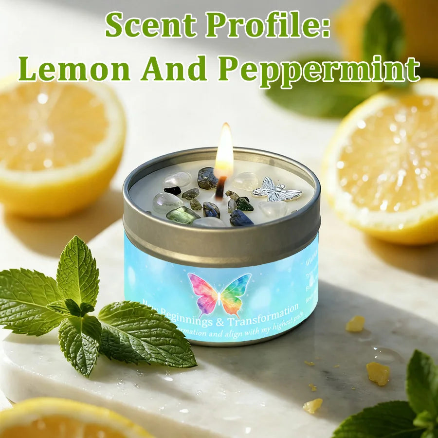 Scented Candles 3oz Law of Attraction New Beginnings Manifestation Energy Boosting Christmas Home Decoration Candle Holders Gift