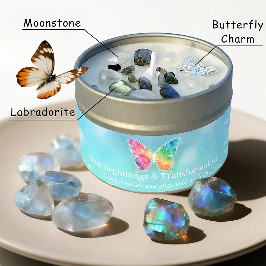 Scented Candles 3oz Law of Attraction New Beginnings Manifestation Energy Boosting Christmas Home Decoration Candle Holders Gift