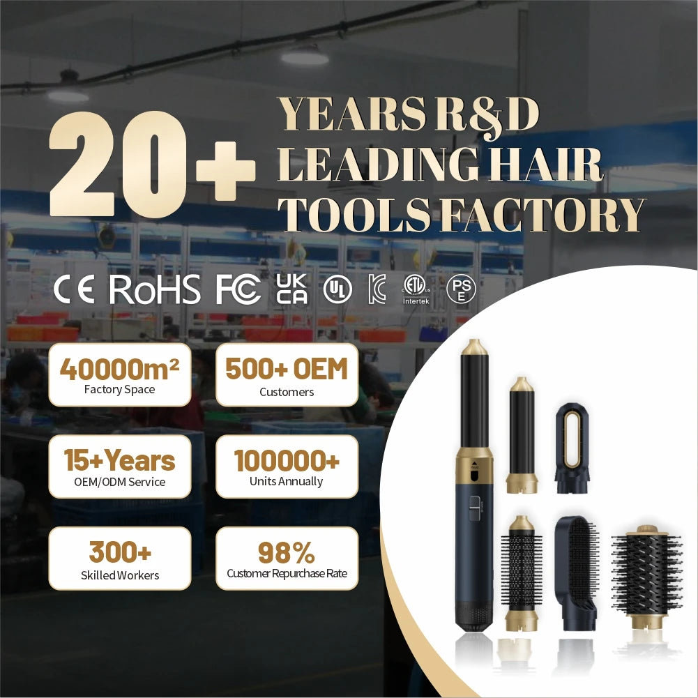 Sèche-cheveux ionique à grande vitesse de type T Banne Sèche-cheveux puissant Secador De Pelo Profesional Sèche-cheveux et ensemble de lisseur