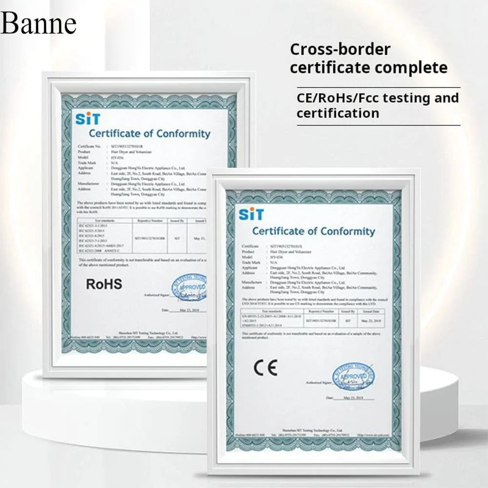 Sèche-cheveux ionique à grande vitesse de type T Banne Sèche-cheveux puissant Secador De Pelo Profesional Sèche-cheveux et ensemble de lisseur