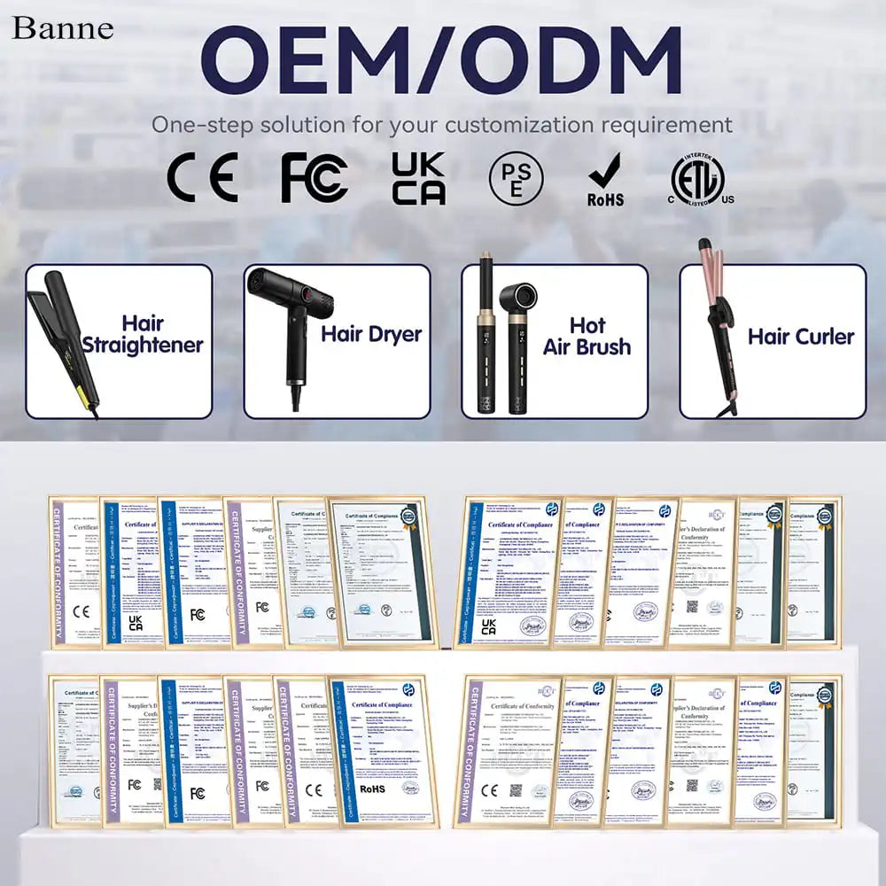 Sèche-cheveux ionique à grande vitesse de type T Banne Sèche-cheveux puissant Secador De Pelo Profesional Sèche-cheveux et ensemble de lisseur