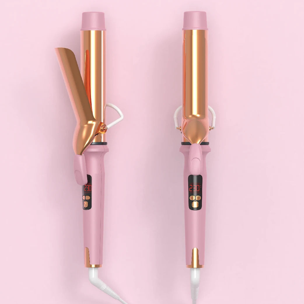 2025 Beauty Custom Negative Ion Ceramic 38mm Barrel Curling Hair Iron Curl Hair Roller Toolcurl Roller Tool for Curling Hair