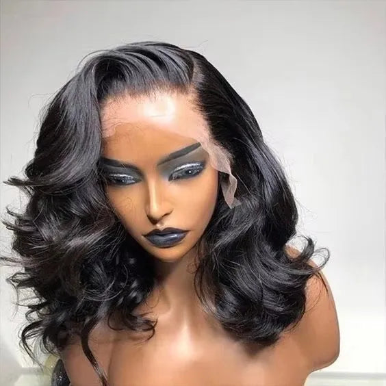 Short Bob Wigs Human Hair Lace Front HD Lace Frontal Wigs Raw Brazilian Virgin Human Hair Vendors Hair Wigs