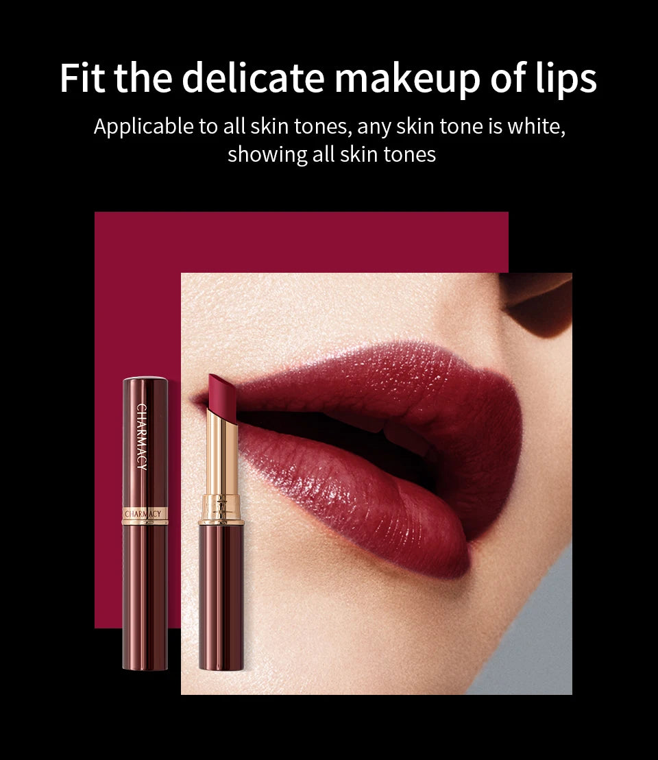 16 couleurs Rouge à lèvres en velours imperméable Facile à porter Longstay Lip Stick Long-Lasting Matte Lip Makeup Cosmetic