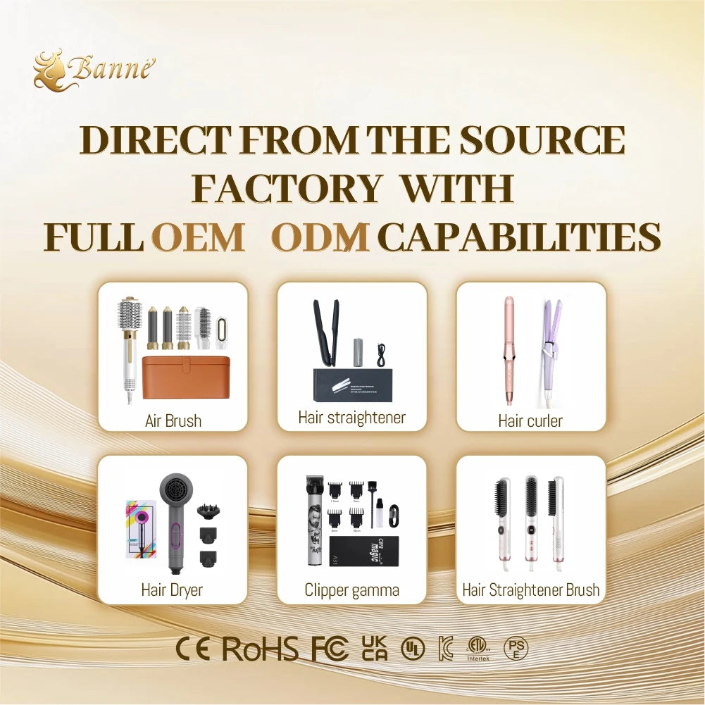 Sèche-cheveux ionique à grande vitesse de type T Banne Sèche-cheveux puissant Secador De Pelo Profesional Sèche-cheveux et ensemble de lisseur
