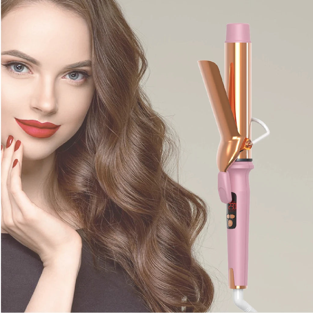 2025 Beauty Custom Negative Ion Ceramic 38mm Barrel Curling Hair Iron Curl Hair Roller Toolcurl Roller Tool for Curling Hair