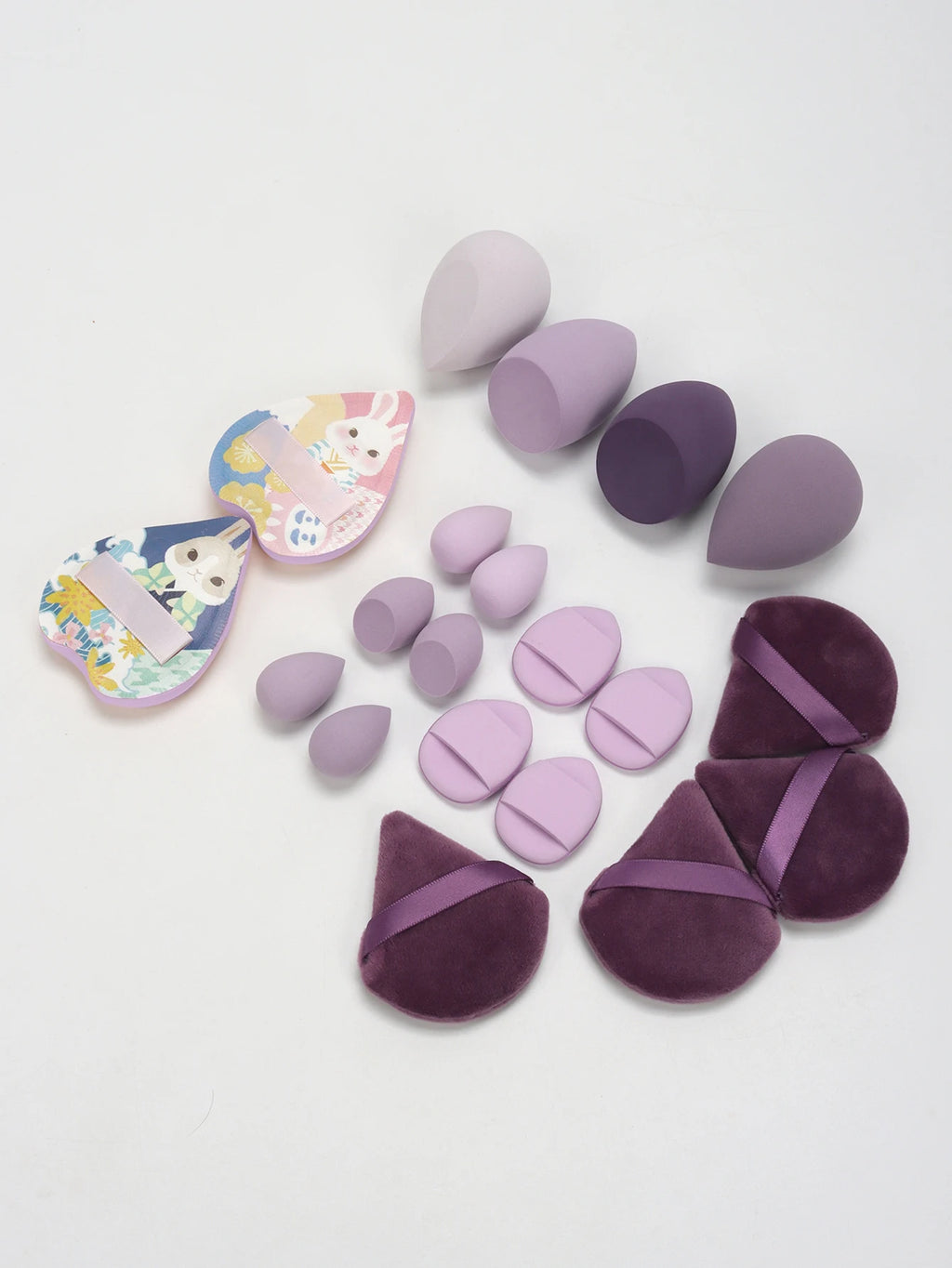 20 Pcs Pink Makeup Sponge and Makeup Puff Set Suitable for Face Cream and Powder Concealer Powder Makeup Machine