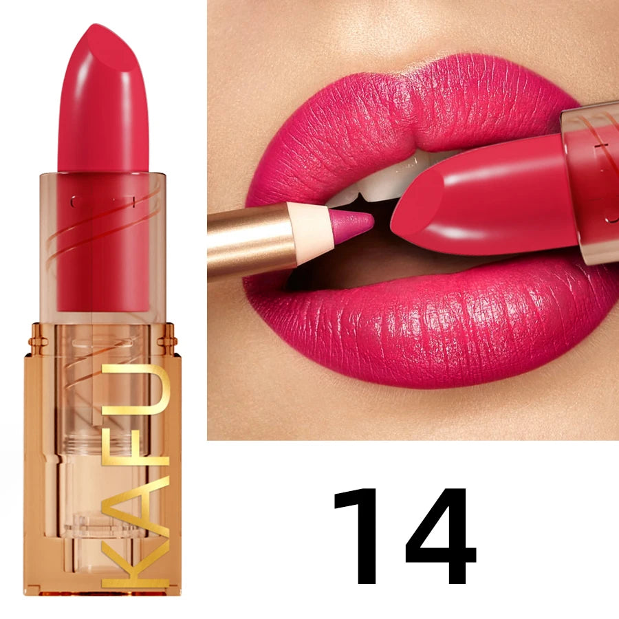 14-color matte lipstick,non-fading,long-lasting velvet finish,smooth matte lip makeup lip tint cosmetic for women gift lipgloss