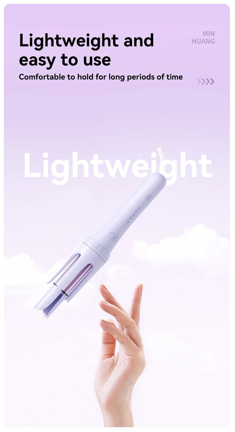 Fer à friser à friser 32mm Baguette à friser Pinces bouclées professionnelles Outil de coiffure de salon électrique en céramique Petit fer à sertir