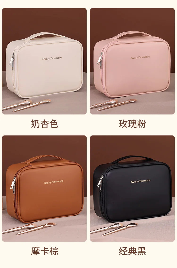 New Women's Cosmetic Bag Portable Storage Bag Large Capacity Luxury Makeup Bag Travel Organizer Essentials Toiletry Bags