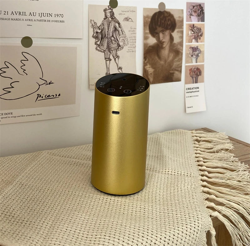 Russia Car Condensing Aroma Diffusers Pure Essential Oil Cool Fog Diffuser USB Power Cylindrical Oblique Section Simple Style