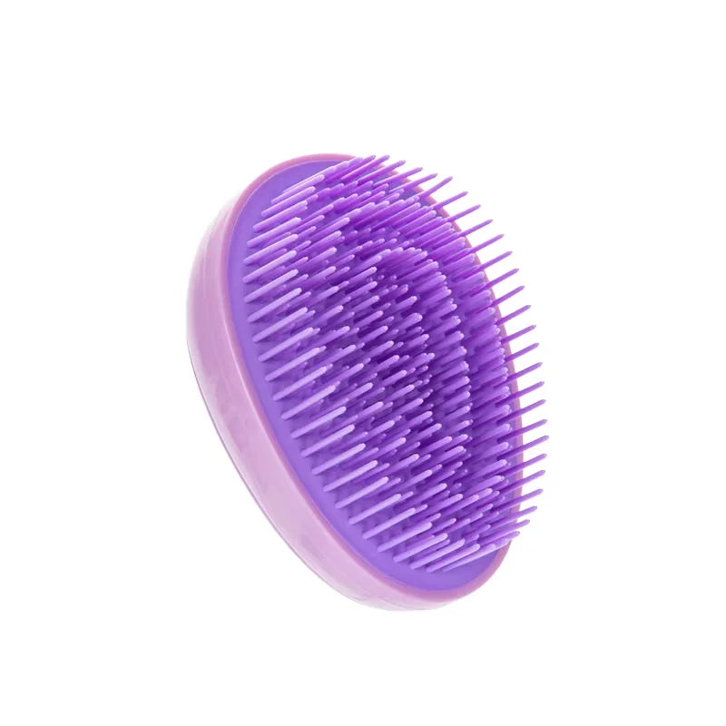 Mini brosse à cheveux démêlante Oeuf Brosses à cheveux en forme ronde Peignes à lisser les cheveux anti-nouage Massage antistatique Outils de soins capillaires