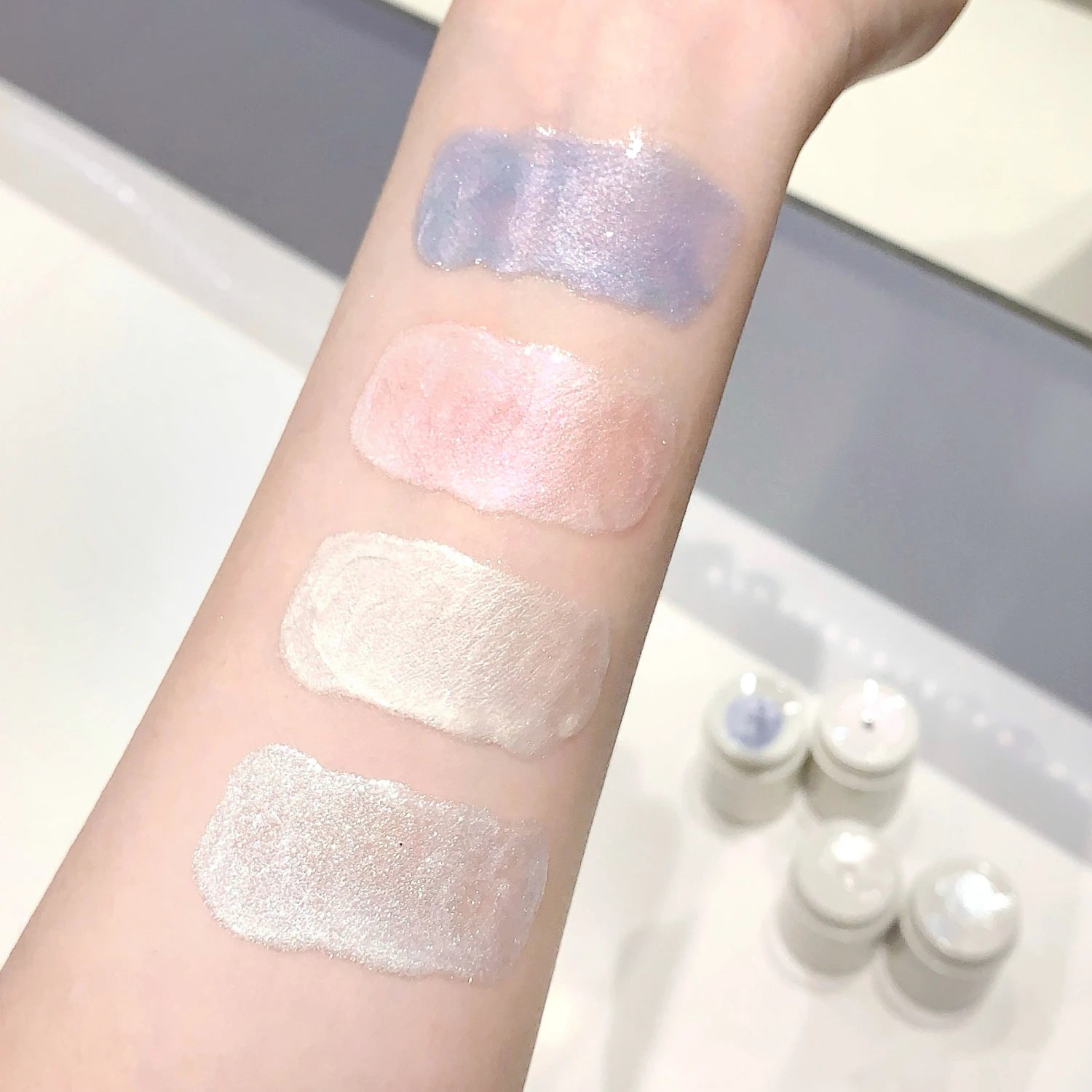 Pearlescent Diamond Highlighting Liquid Intense Sparkle Full Body Shimmer Facial Contour Brightening Lasting Liquid Highlighter