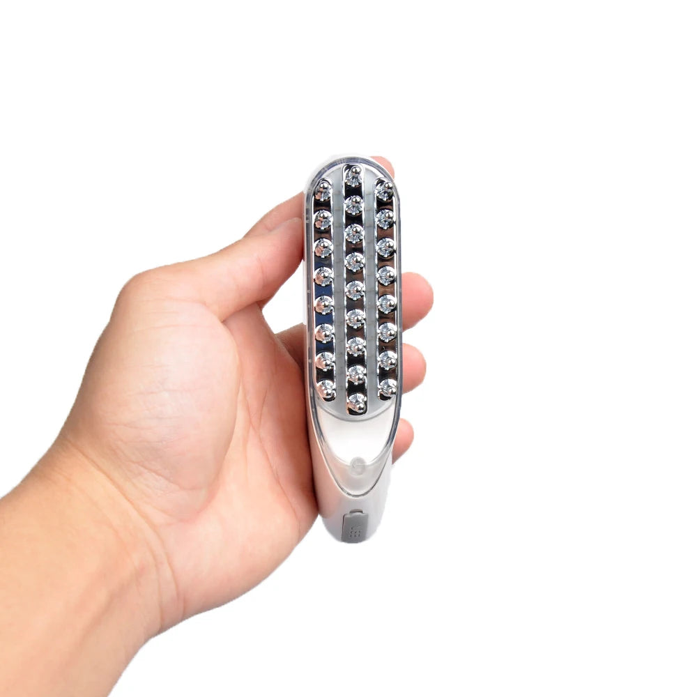 Peigne de soins capillaires à micro-importation électrique EMS, peigne de massage méridien multifonction, brosse de massage capillaire rechargeable USB