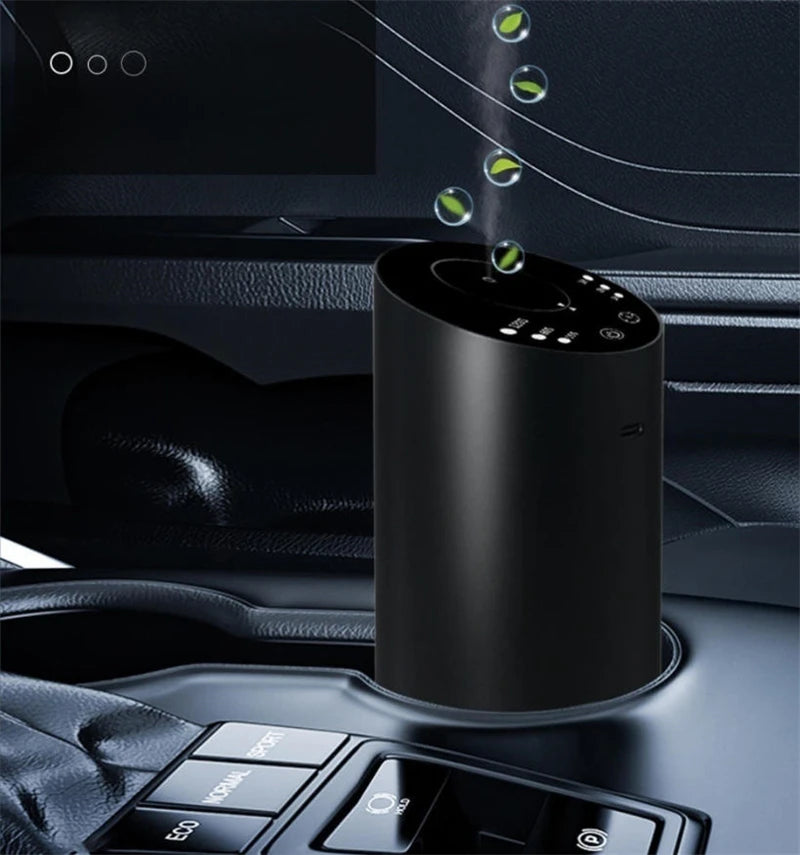 Russia Car Condensing Aroma Diffusers Pure Essential Oil Cool Fog Diffuser USB Power Cylindrical Oblique Section Simple Style