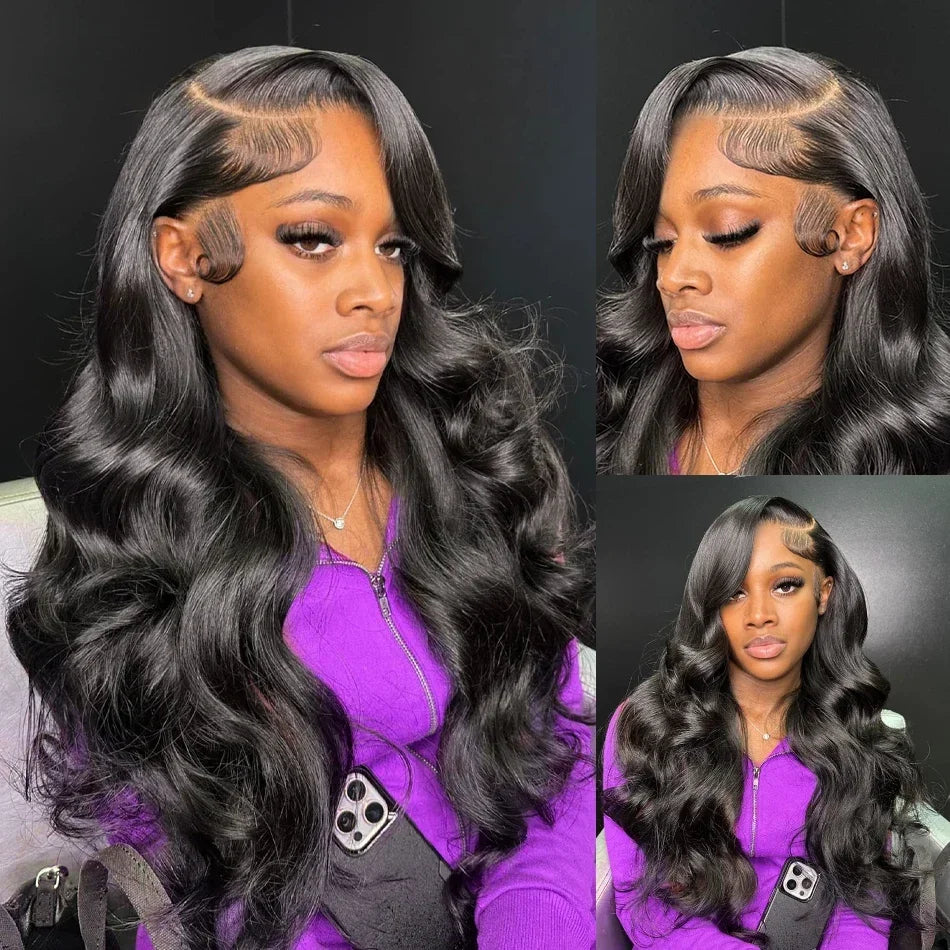 30 32 pouces Body Wave Perruques de cheveux humains 13x6 Hd Lace Front Wig cheveux humains 13x4 360 Lace Frontal Wigs 4x4 Lace Closure Perruque pour femmes