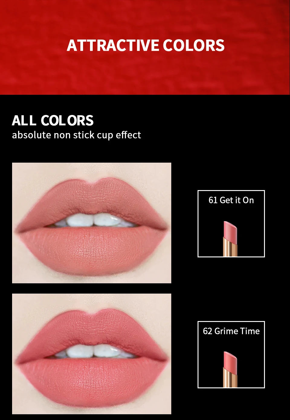 Long-Durable Rouge à lèvres nude mat imperméable Velours coréen de luxe Facile à porter Rouge à lèvres pour femmes Maquillage Cosmétique