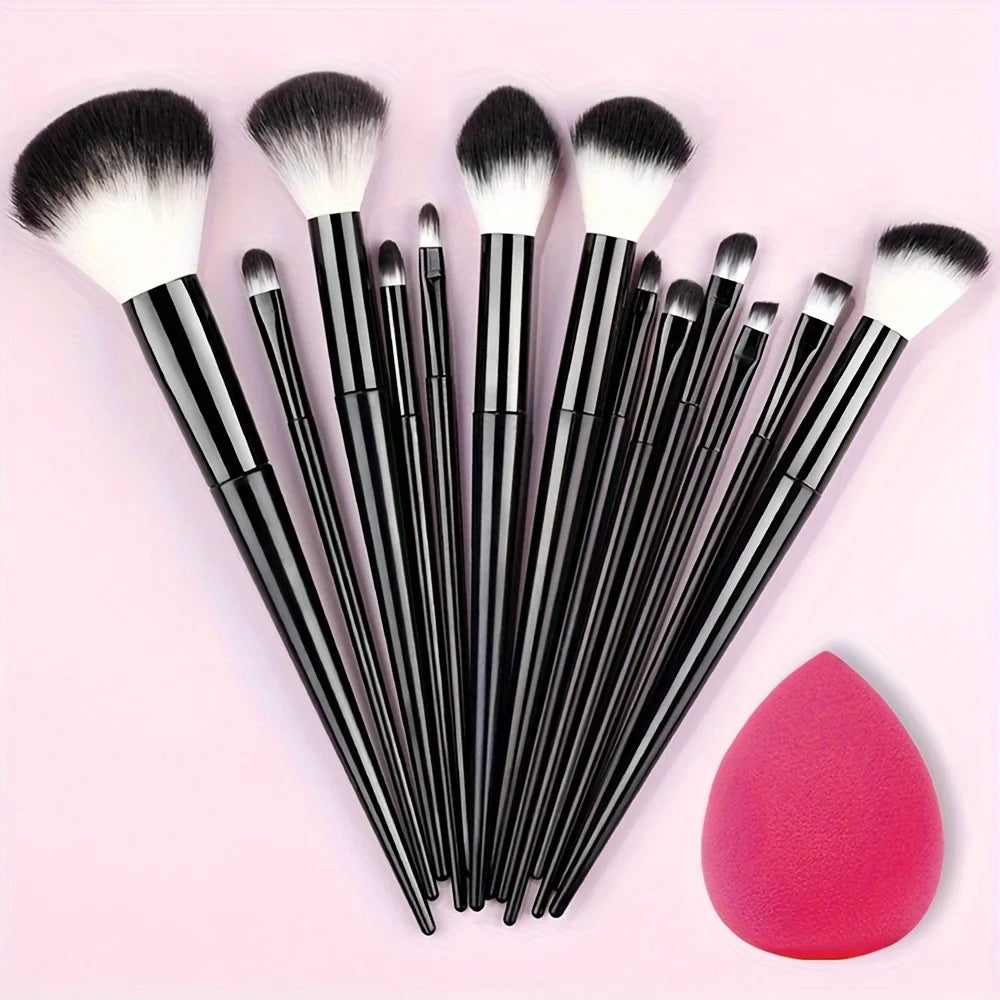 Ensemble de pinceaux de maquillage 13/33pcs Kit de pinceaux de maquillage professionnels doux