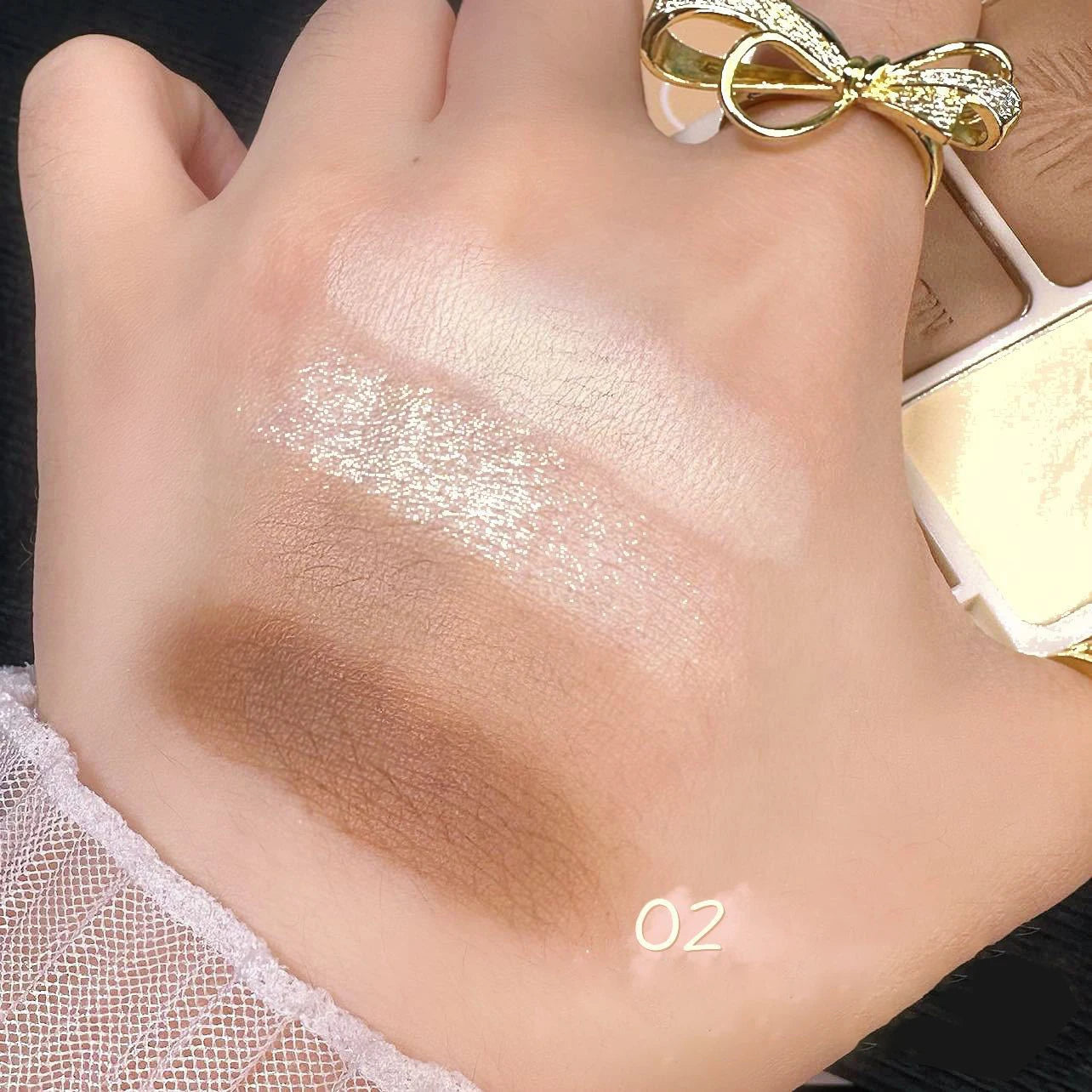 4 Colors Highlighter Contour 3D Facial Bronzer Cosmetic Brightening Beige Matte Highlights Palette Eye Shadow Nose Powder Makeup