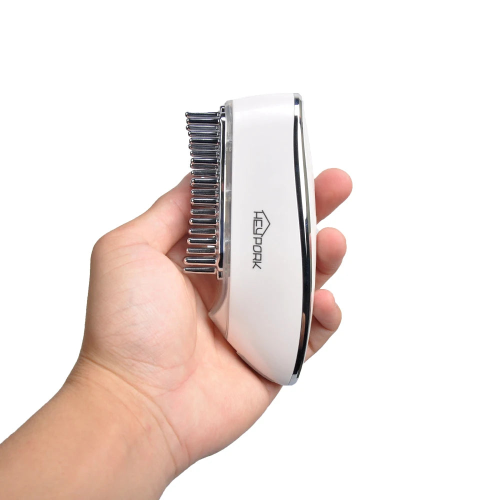 Peigne de soins capillaires à micro-importation électrique EMS, peigne de massage méridien multifonction, brosse de massage capillaire rechargeable USB