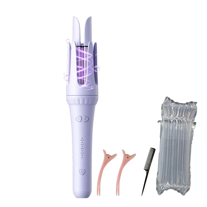 Fer à friser à friser 32mm Baguette à friser Pinces bouclées professionnelles Outil de coiffure de salon électrique en céramique Petit fer à sertir