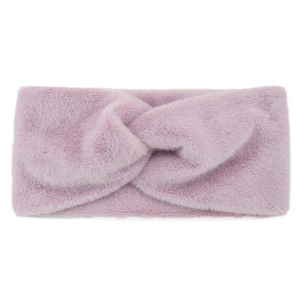 New Women Girls Solid Color Hair Bands Knitted Wool Headbands Vintage Cross Turban Bandage Ear Warmer Hairbands Hair Accessories