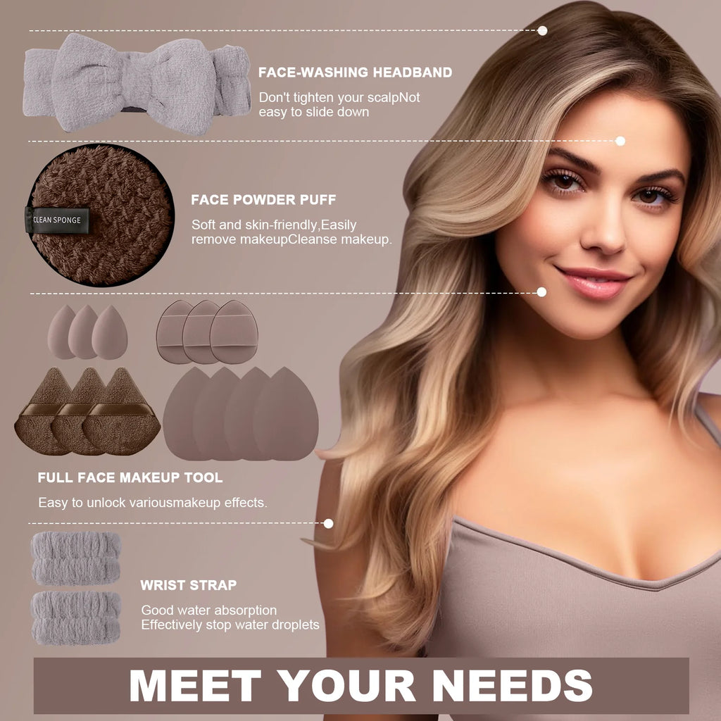 Ensemble de pinceaux de maquillage 13/33pcs Kit de pinceaux de maquillage professionnels doux