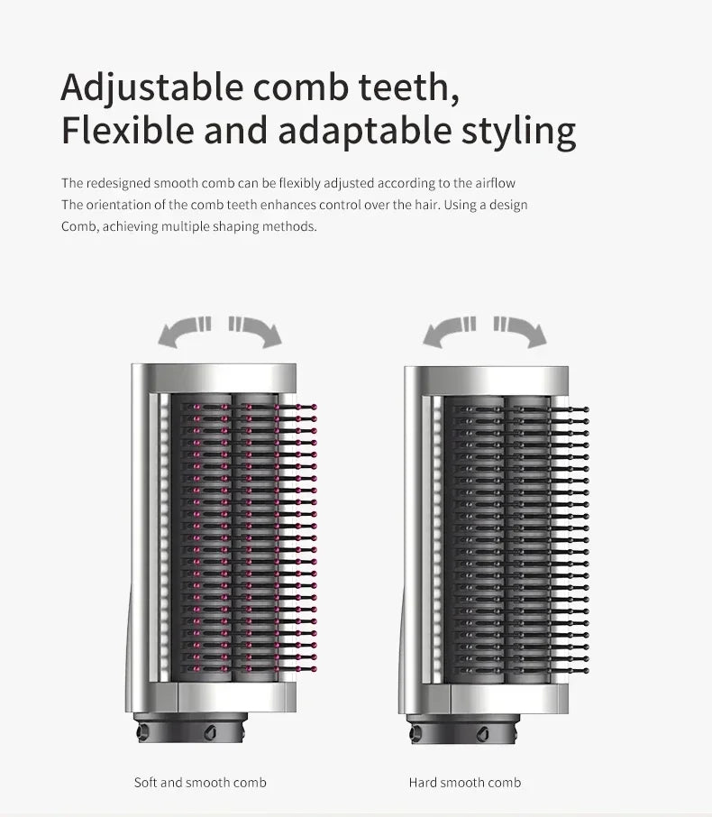 Tinsol 6 in1 Detachable with Comb AttachmentBlow DryerWith Comb for Voluminous Styles - Achieve Salon-Like Results at Home