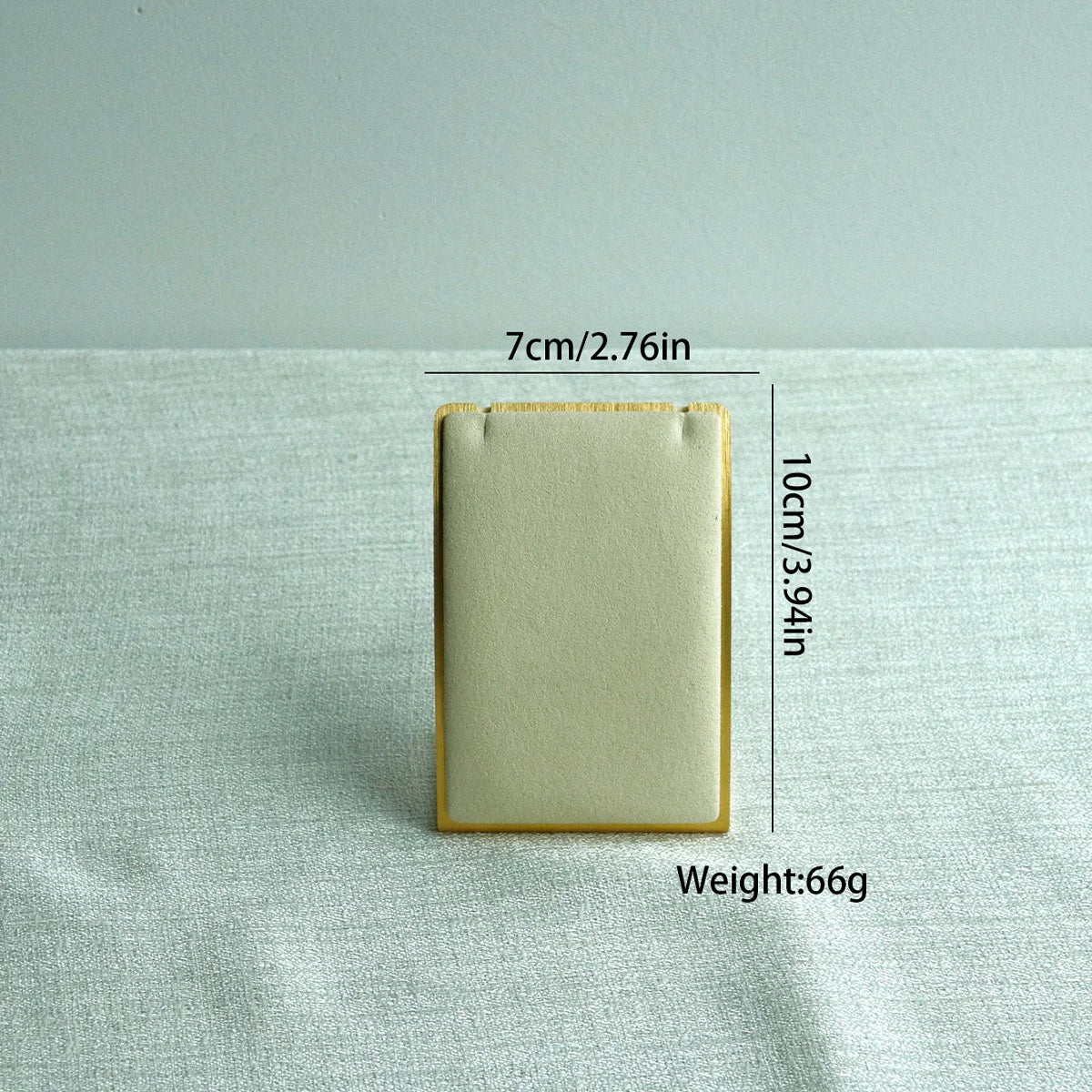 Beige Jewelry Display Props with Metal Base Earring Necklace Organizer Holder Jewelry Counter Earrings Rings Display Stand