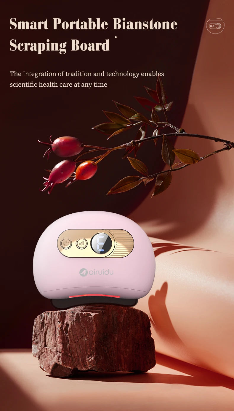 Electric Gua Sha Massage Board For Face Relieve Physical Fatigue Guasha Plate Jade Face Massager Scrapers Tools For Full Body