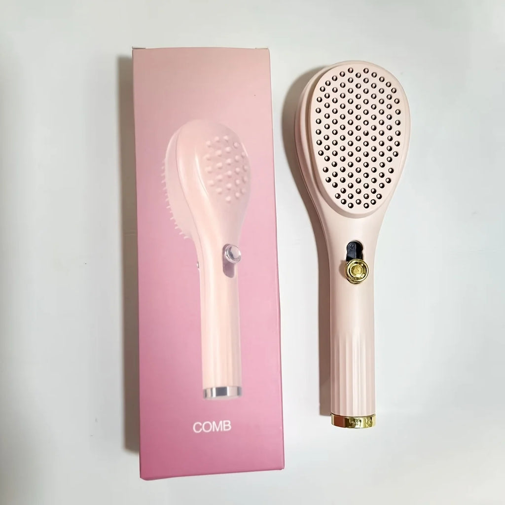 1pcs Magic Retractable Hair Comb-Anti-Static Scalp Massaging & Detangling Brush for All Hair Types Holiday Gift Box Beauty Tool