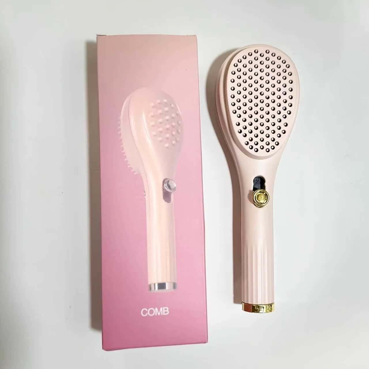 1pcs Magic Retractable Hair Comb-Anti-Static Scalp Massaging & Detangling Brush for All Hair Types Holiday Gift Box Beauty Tool