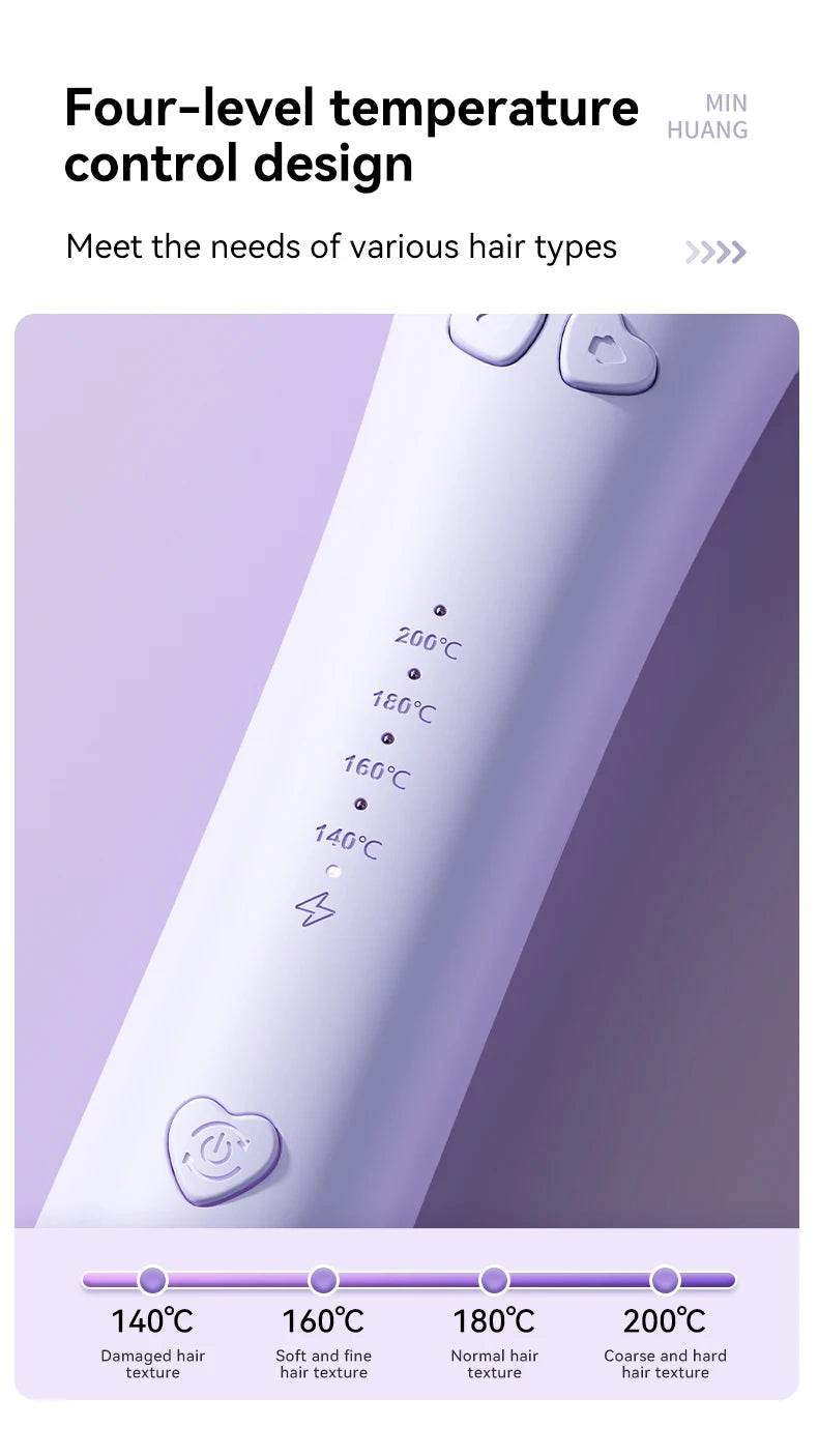 Fer à friser à friser 32mm Baguette à friser Pinces bouclées professionnelles Outil de coiffure de salon électrique en céramique Petit fer à sertir