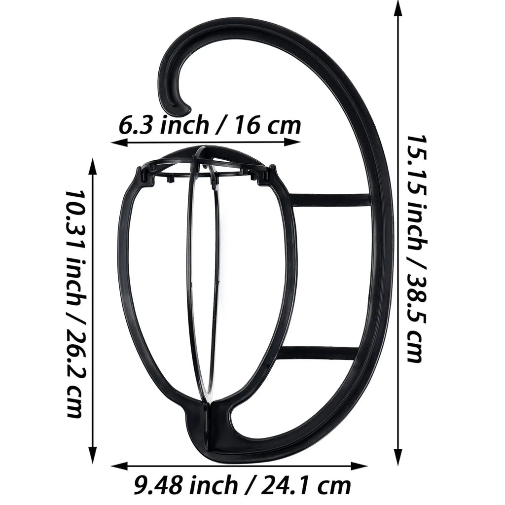 Wig Hanger Portable Hanging Wig Stand for Wigs and Hats Collapsible Wig Dryer Durable Wig Hanging stand Collapsible Wig