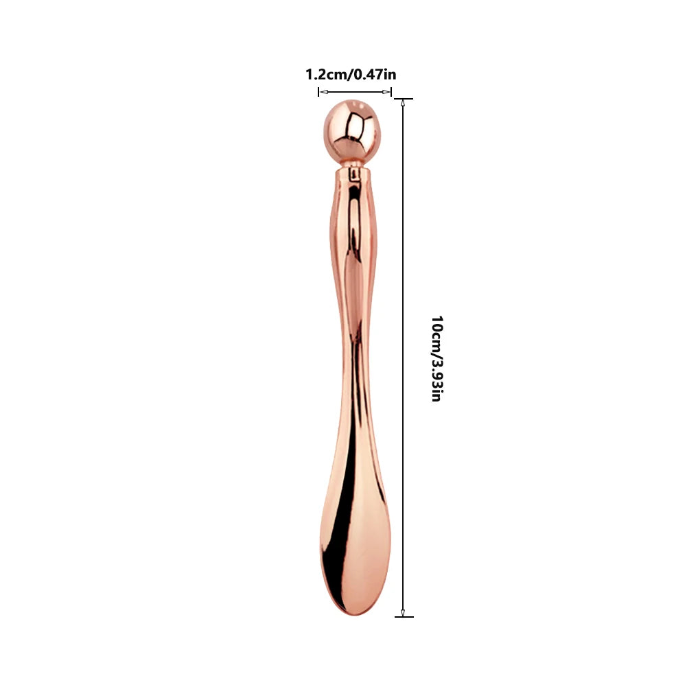 2in1 Mini Eye Massage Stick Face Lifting Massage Anti Cream Eye Pouch Dark Circles Spoon Applicator Facial Mixing Scoop Tool