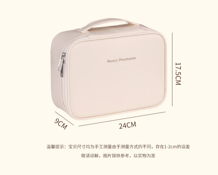 New Women's Cosmetic Bag Portable Storage Bag Large Capacity Luxury Makeup Bag Travel Organizer Essentials Toiletry Bags