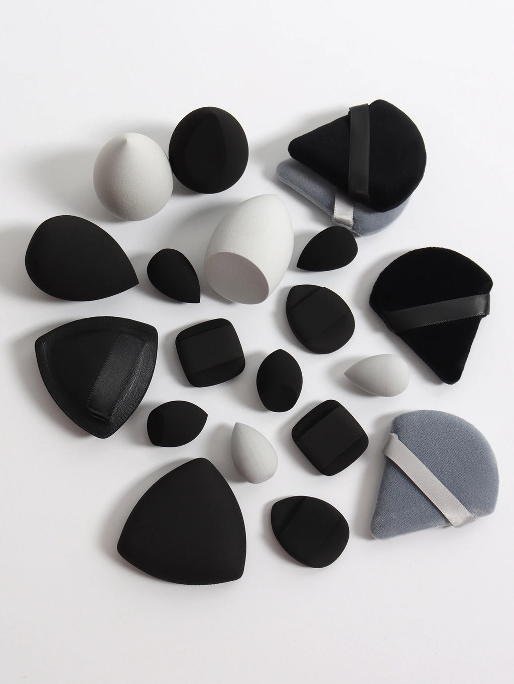 20 Pcs Pink Makeup Sponge and Makeup Puff Set Suitable for Face Cream and Powder Concealer Powder Makeup Machine