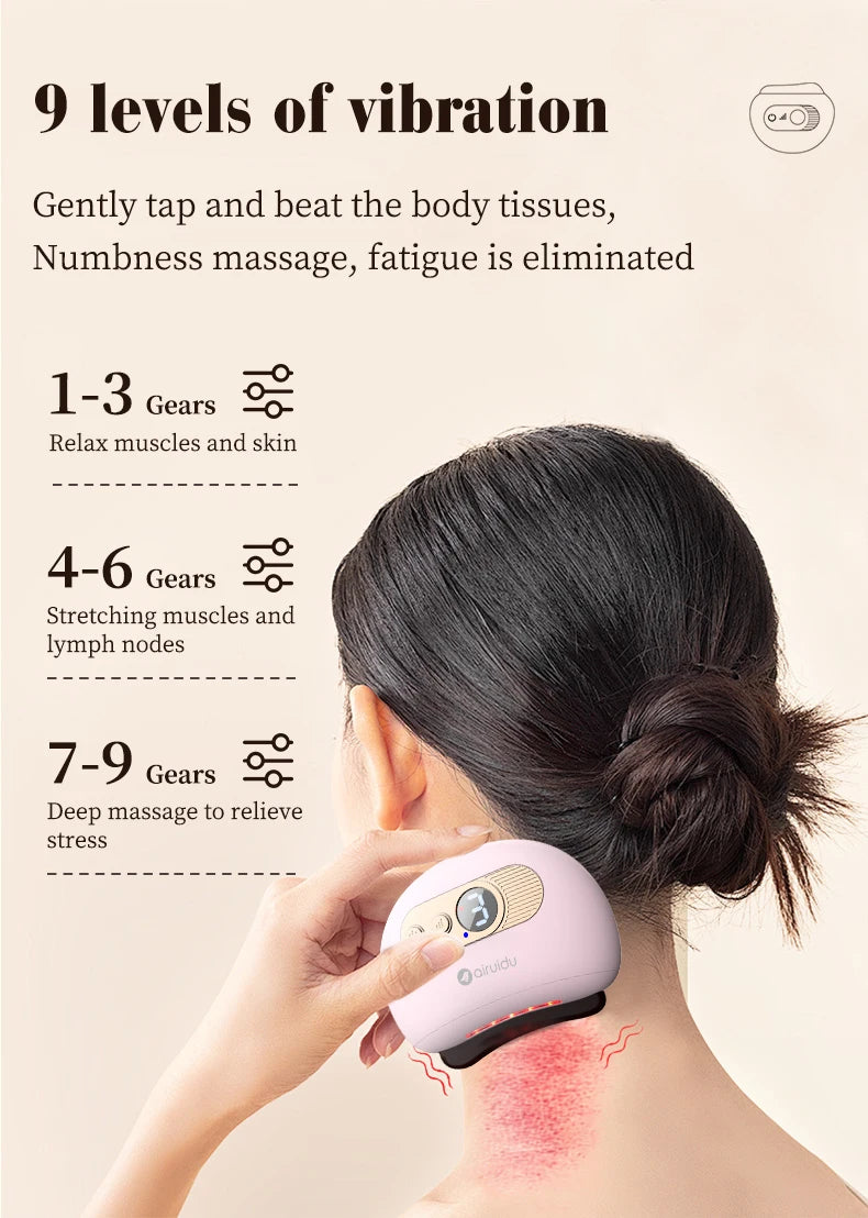 Electric Gua Sha Massage Board For Face Relieve Physical Fatigue Guasha Plate Jade Face Massager Scrapers Tools For Full Body