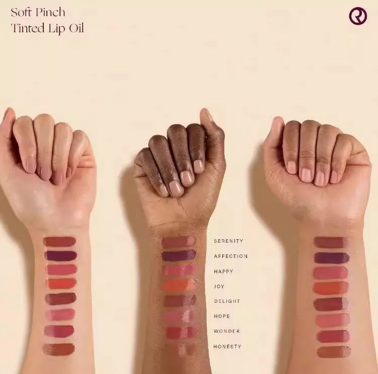 Rare Beauty Soft Pinch Teinted Lip Oil Stain Lip Gloss Delight Hope Happy Wonder Liquid Blush Maquillage Cosmétiques Visage Eye Blusher