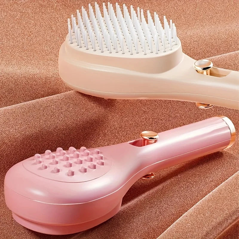 1pcs Magic Retractable Hair Comb-Anti-Static Scalp Massaging & Detangling Brush for All Hair Types Holiday Gift Box Beauty Tool