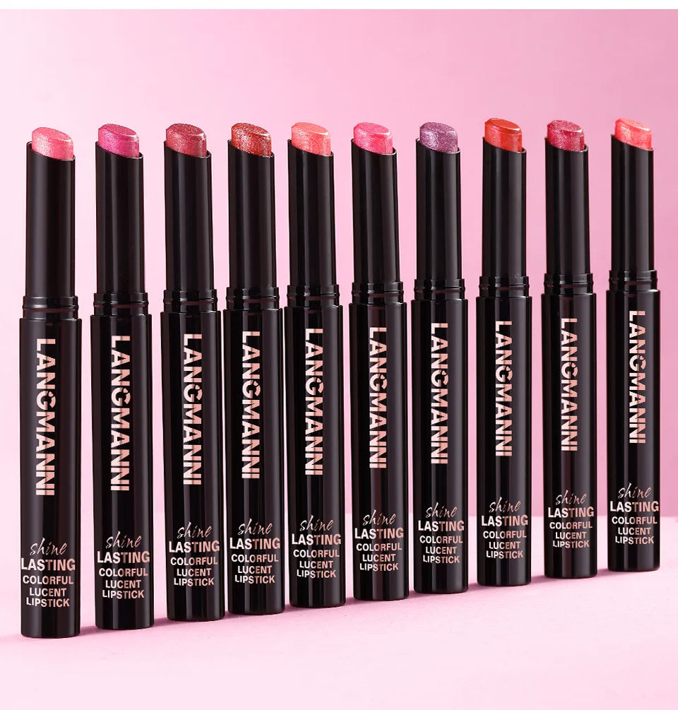 10 couleurs design rouge à lèvres pack unique rouge à lèvres couleur durable brillant à lèvres