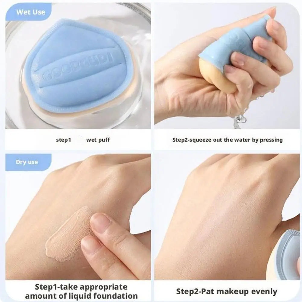 Marshmallow Air Cushion Powder Puff Foundation Liquid Special Makeup Clear Base Makeup Tool Both Dry And Wet Use