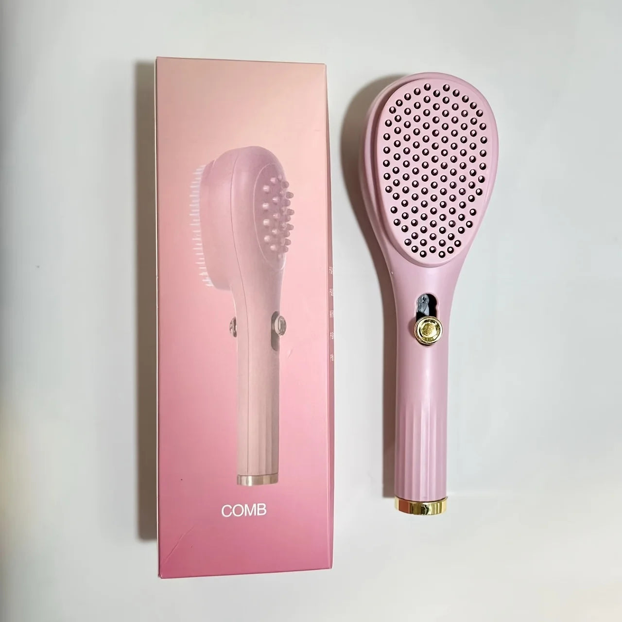 1pcs Magic Retractable Hair Comb-Anti-Static Scalp Massaging & Detangling Brush for All Hair Types Holiday Gift Box Beauty Tool