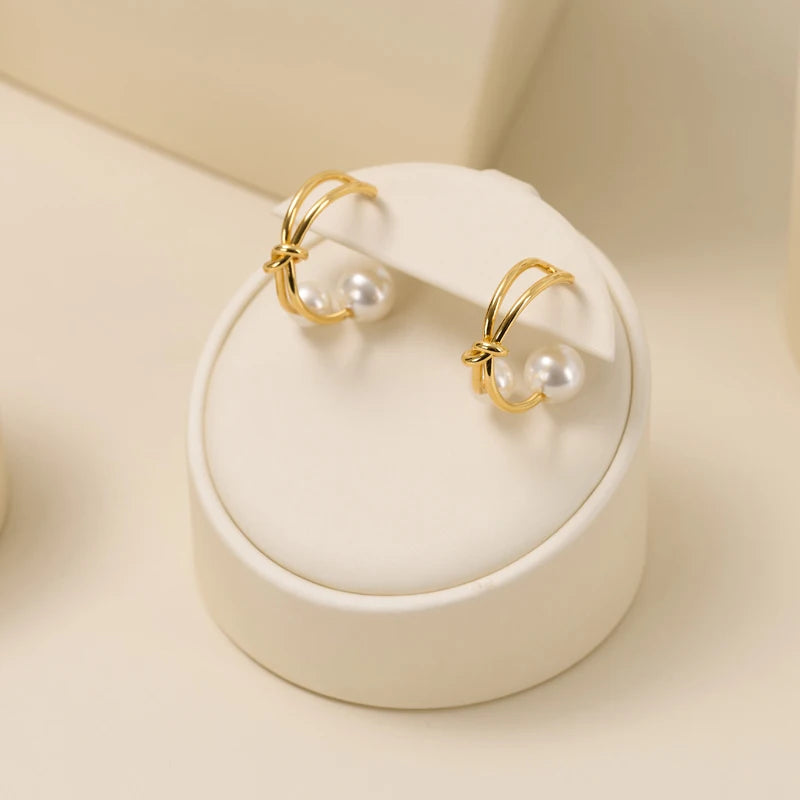 Ciyye Beige Jewelry Counter Display Set Props Shop Cabinet Display for Necklace Earring Ring Jewelry Stand Storage Organizer Set