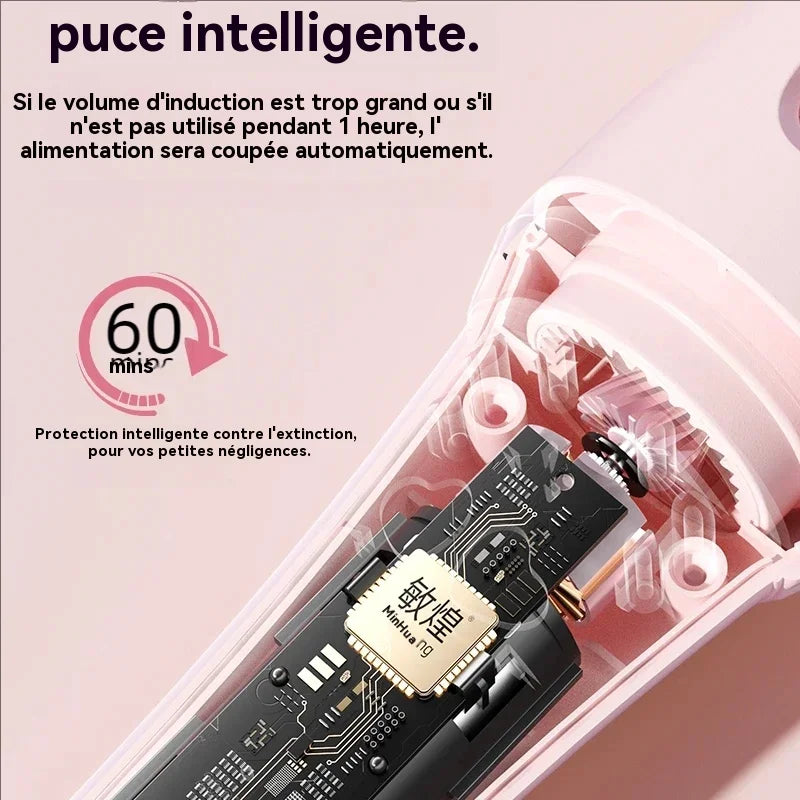 Fer à friser à friser 32mm Baguette à friser Pinces bouclées professionnelles Outil de coiffure de salon électrique en céramique Petit fer à sertir